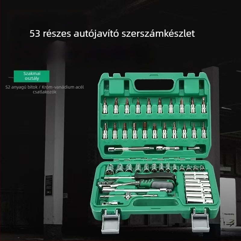 Xize Autójavító szerszámkészlet – szénacélból készült, gépjármű- és gépjavításokra
