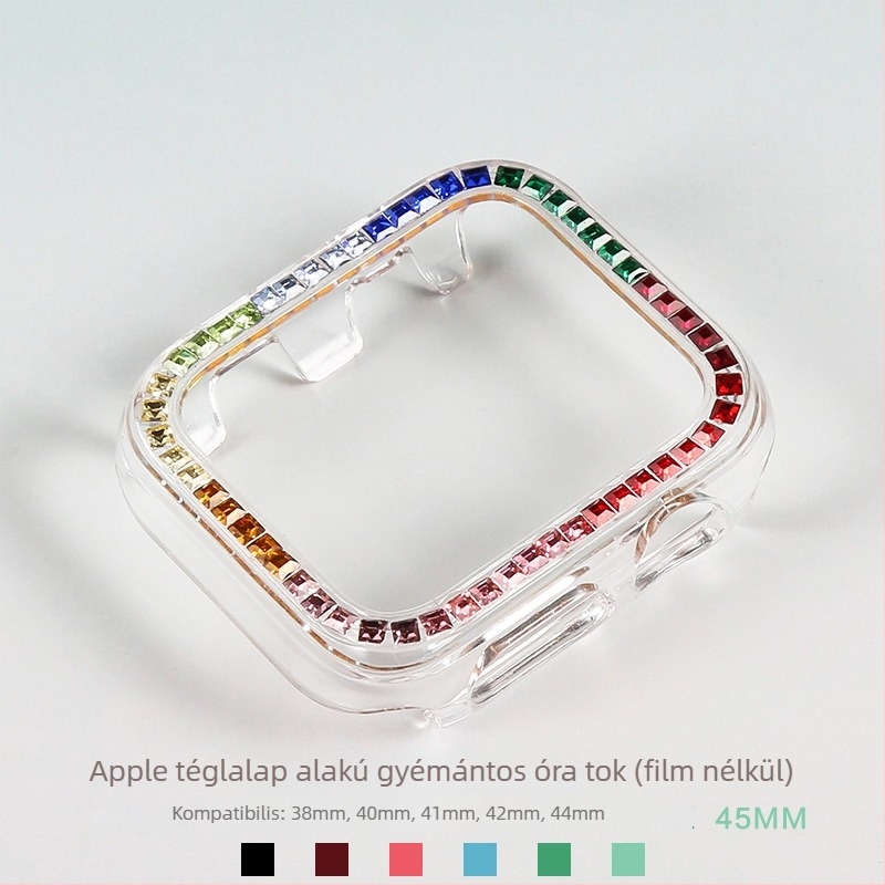 Collar Yue PC Apple Watch védőtok gyémántokkal egy sorban