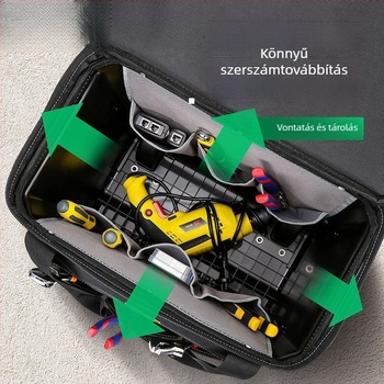 Kerekes szerszám hátizsák, hordozható, nagy kapacitású