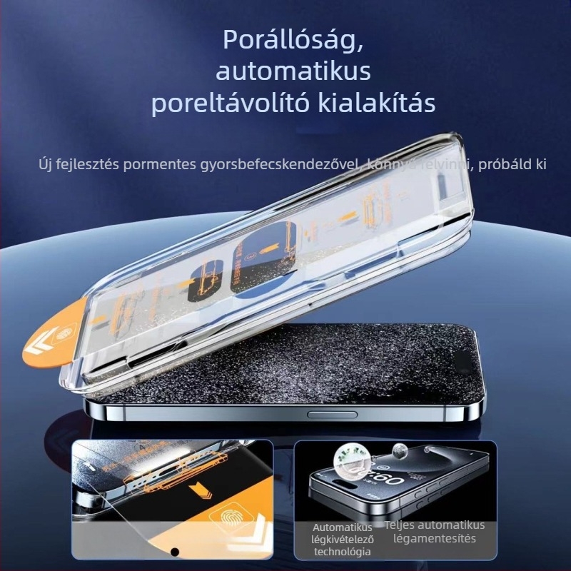 OPPO A2 Pro ívelt edzett üveg kijelzővédő – teljes lefedettség, ujjlenyomat-mentes, ütésálló, porálló