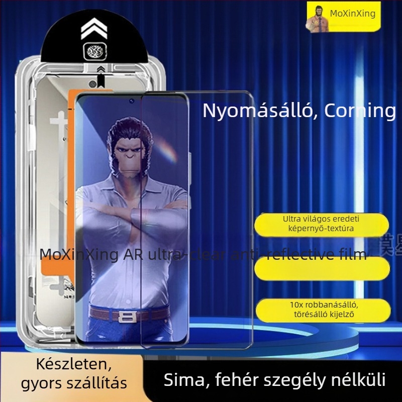 OPPO A2 Pro ívelt edzett üveg kijelzővédő – teljes lefedettség, ujjlenyomat-mentes, ütésálló, porálló