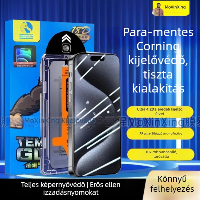 OPPO A2 Pro ívelt edzett üveg kijelzővédő – teljes lefedettség, ujjlenyomat-mentes, ütésálló, porálló