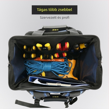 Elektrikusi szerszám hátizsák Oxford anyagból, kopásálló, teherbírás 15 kg, Fasite
