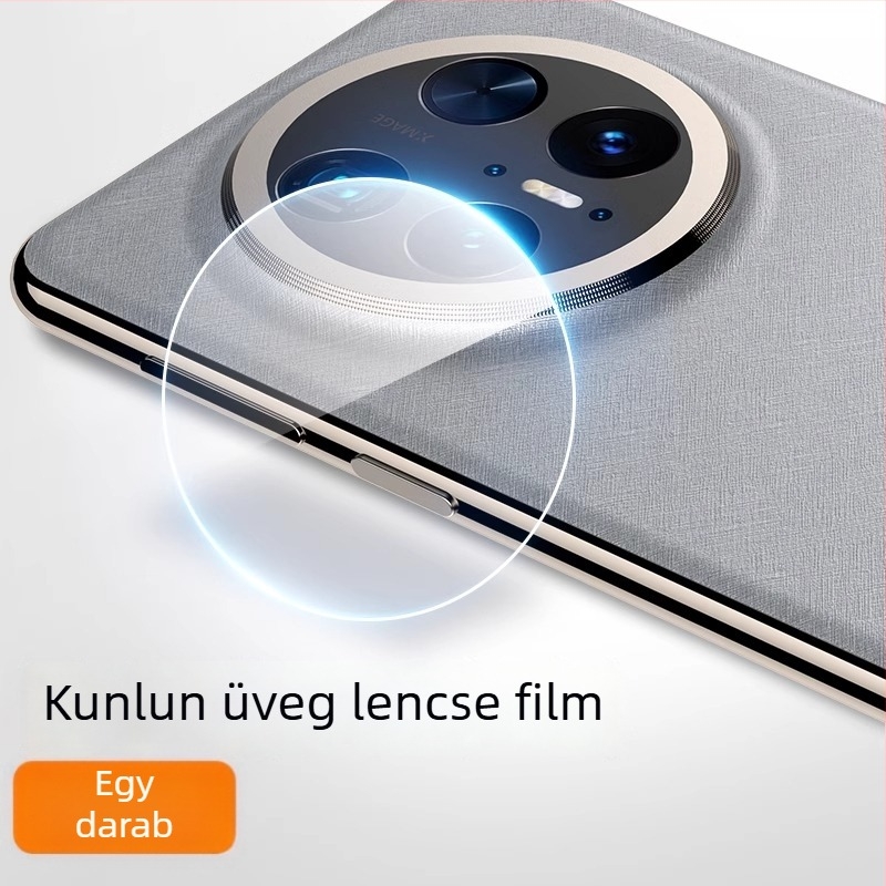 Huawei Mate 70 Pro hátlapi lencse védő - Edzett üveg, Objektív fólia, Ujjlenyomat-mentes, Teljes lefedettség