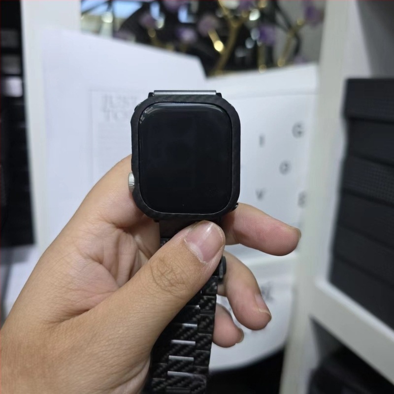 Apple Watch S10 Kevlar szénszálas védőtok