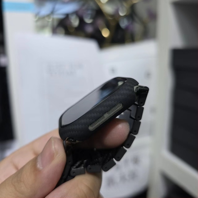 Apple Watch S10 Kevlar szénszálas védőtok