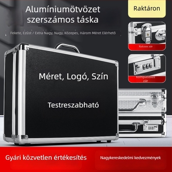 Alumínium ötvözetű szerszámtároló doboz – Yixin, szerszám- és tároló doboz, autós szerszámdoboz, alumínium váz