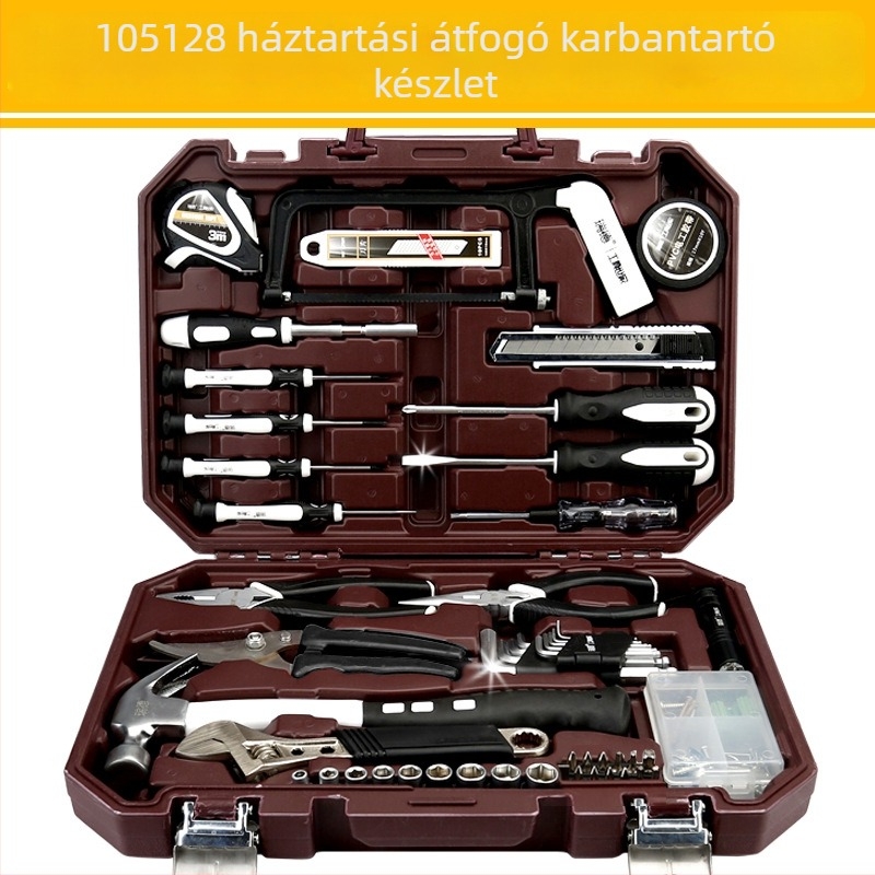 Lu ying elektromos fúrókészlet szétszerelő eszközökkel – több mint 100 darab, háztartási használatra