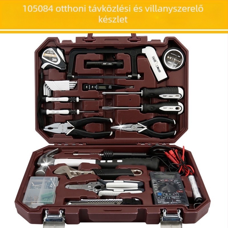 Lu ying elektromos fúrókészlet szétszerelő eszközökkel – több mint 100 darab, háztartási használatra