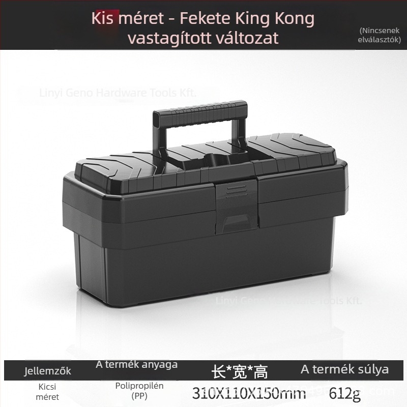 Fengweite műanyag szerszámtartó doboz, többfunkciós a szerszámokhoz, alkatrészekhez, járművekhez és javításokhoz, elektromunkások számára