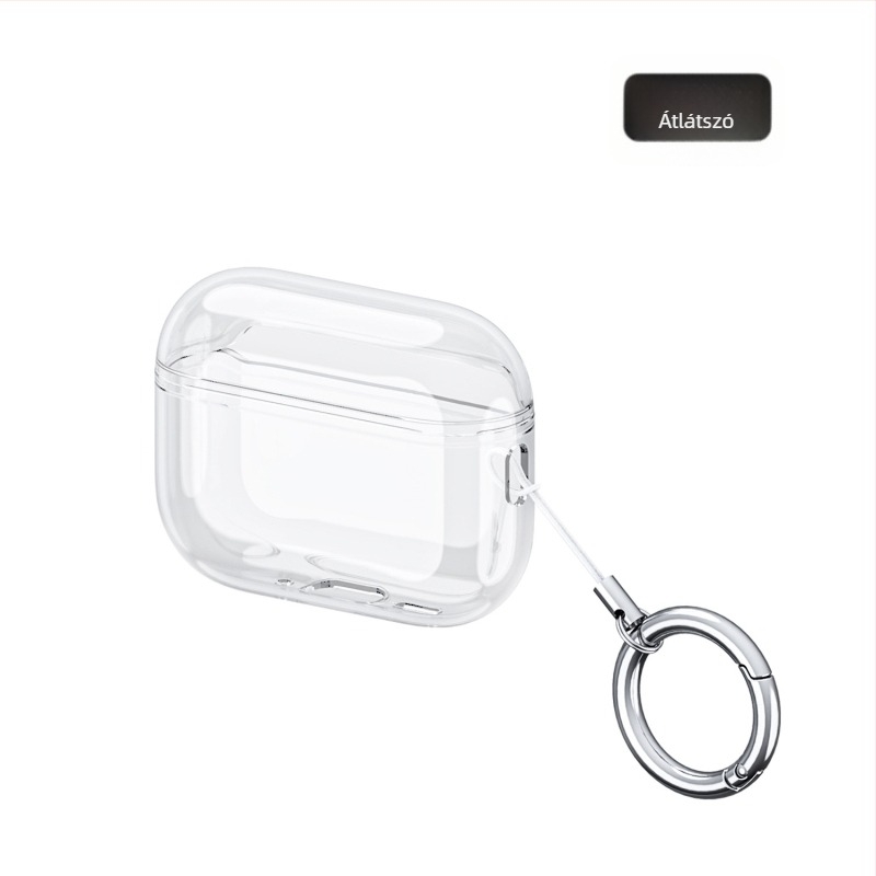 Apple AirPods Pro 3/2 védőtok, átlátszó TPU burkolat