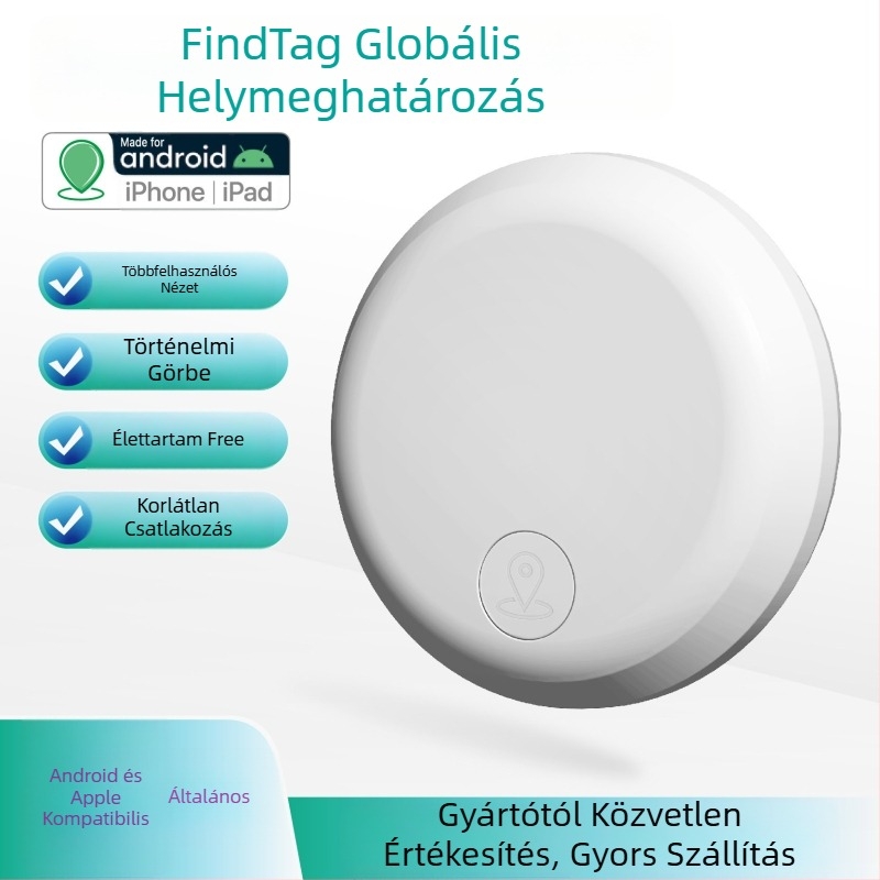 GPS állatlokátor AK-28B Androidra és iOS-re, 240 mAh akkumulátor, történelmi nyomkövetés és globális helymeghatározás