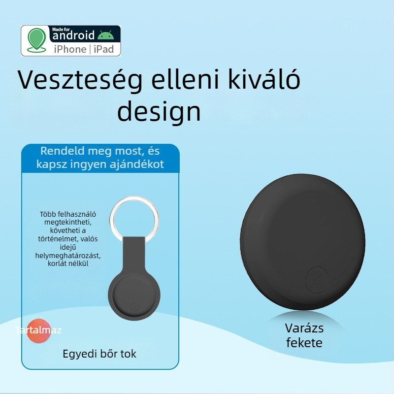 GPS állatlokátor AK-28B Androidra és iOS-re, 240 mAh akkumulátor, történelmi nyomkövetés és globális helymeghatározás