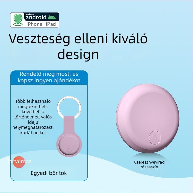 GPS állatlokátor AK-28B Androidra és iOS-re, 240 mAh akkumulátor, történelmi nyomkövetés és globális helymeghatározás