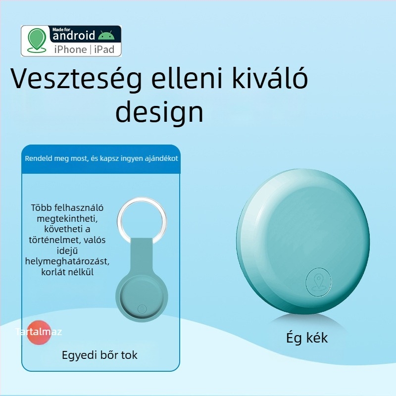 GPS állatlokátor AK-28B Androidra és iOS-re, 240 mAh akkumulátor, történelmi nyomkövetés és globális helymeghatározás