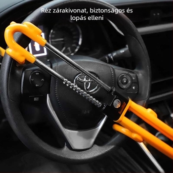 Autókormányzár – univerzális, fém felépítés, cink-ötvözetű henger, testreszabható