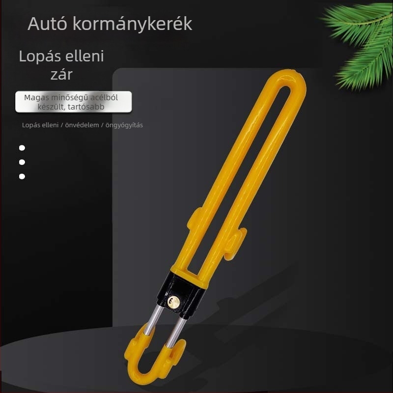 Autókormányzár – univerzális, fém felépítés, cink-ötvözetű henger, testreszabható