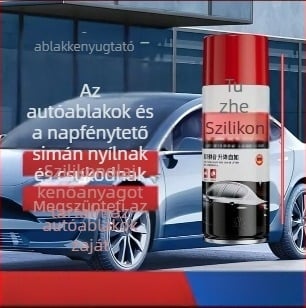 Szilikon alapú kenőanyag autóüveghez, repedés elleni védelem ajtóburkolatokhoz, karbantartás emelőmechanizmusokon és zárakon