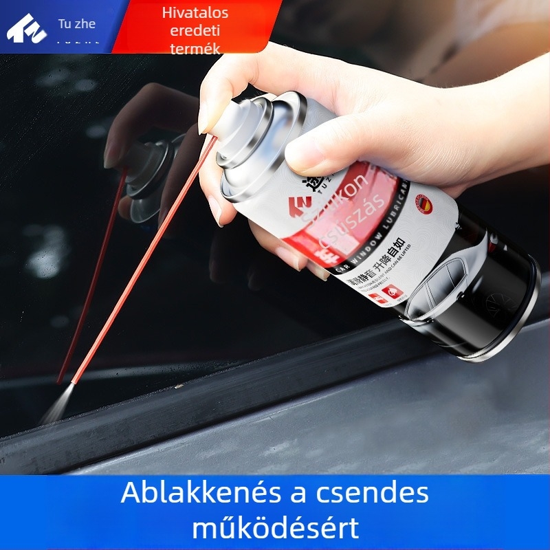 Szilikon alapú kenőanyag autóüveghez, repedés elleni védelem ajtóburkolatokhoz, karbantartás emelőmechanizmusokon és zárakon