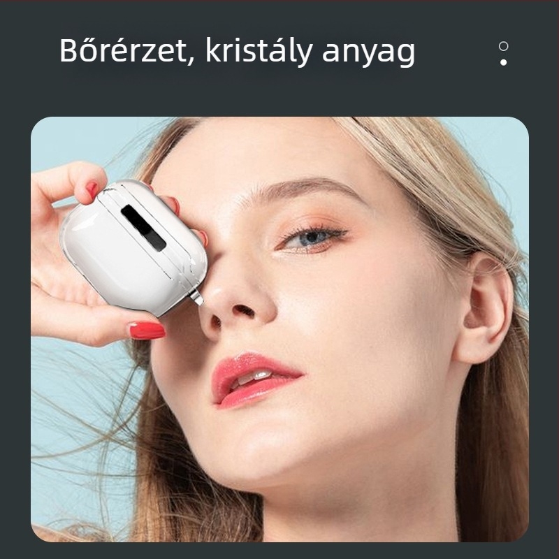 Átlátszó TPU védőtok AirPods 3 és AirPods Pro számára, átlátszó borítás Apple Bluetooth fülhallgatókhoz