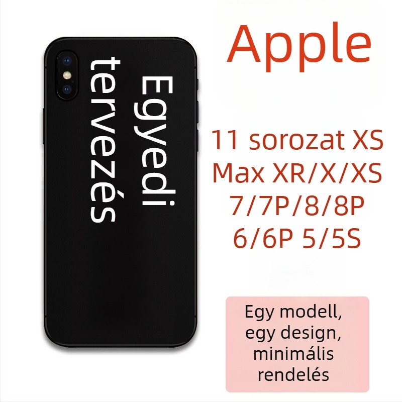 TPU hátlapi tok iPhone 12/11 Pro Max/XR/13/7 Plus — ütésálló, mágneses, ujjlenyomat-mentes, hőelvezetés, testreszabható