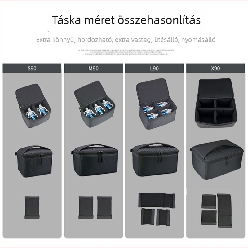 SLR fényképezőgép táska — vízálló, kopásálló és rezgésálló; anyag: poliészter; bélés: poliészter; stílus: kézitáska; 2024 tavasz