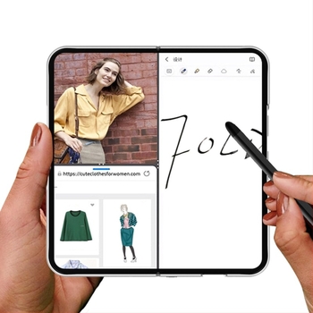 Google Pixel 9 Pro Foldhez készült tok pánttal és stylus tartóval, matt PC kemény tok, ütésálló