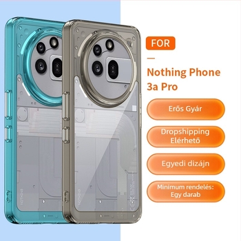 Nothing Phone 3a Pro fekete matt TPU védőtok