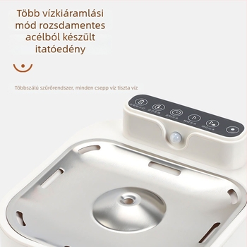 Vezeték nélküli intelligens kisállatvízforrás szűrővel, 4L kapacitás, alkalmazás-támogatás, rögzített kialakítás, macskáknak és kutyáknak megfelelő (2024)