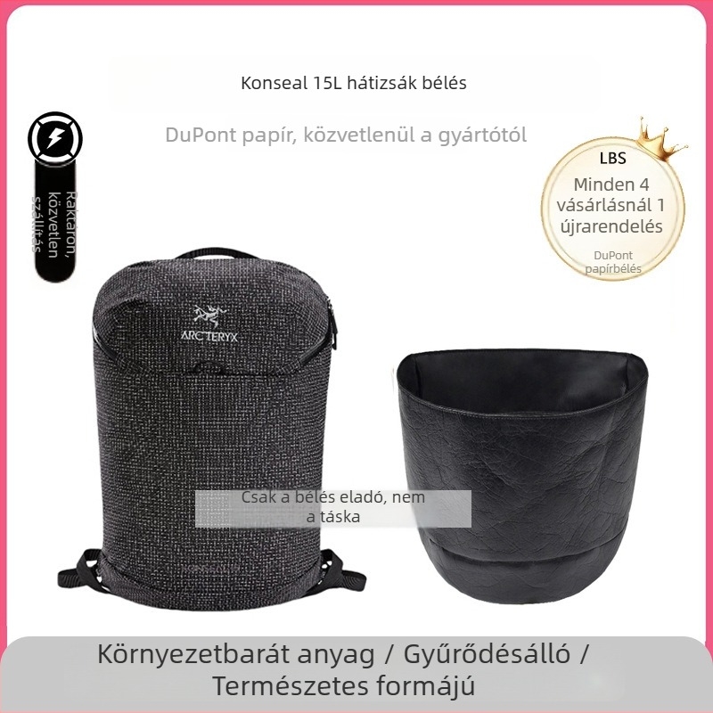 Arc'teryx Konseal hátizsák belső borítás - Dupont papír (Napi használat, Szabadidős utazás, Uniszex)