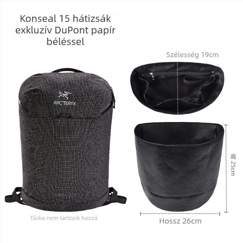 Arc'teryx Konseal hátizsák belső borítás - Dupont papír (Napi használat, Szabadidős utazás, Uniszex)