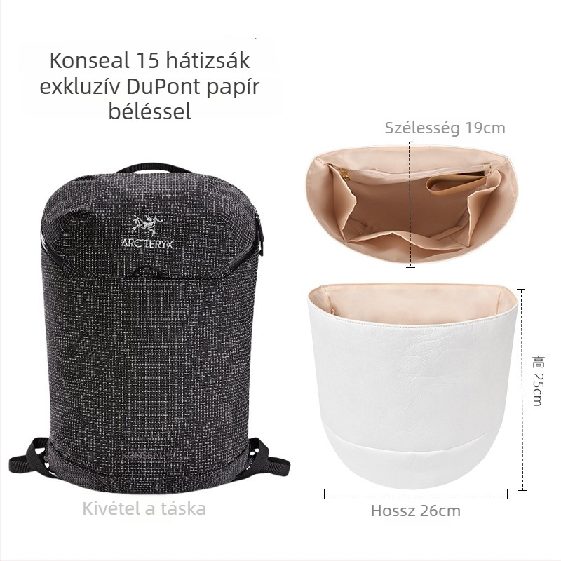 Arc'teryx Konseal hátizsák belső borítás - Dupont papír (Napi használat, Szabadidős utazás, Uniszex)
