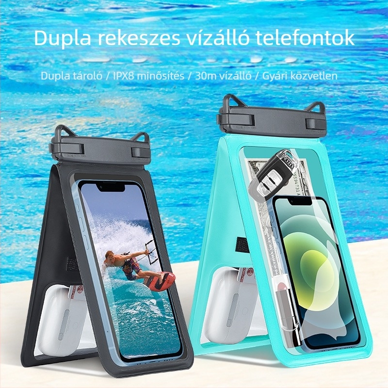 Kéttelefonos vízálló telefontok, ideális alámerüléshez és kültéri vízi tevékenységekhez