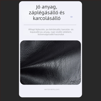 Férfi keresztpántos oldaltáska, utcai stílus (vízálló, nagy kapacitás, több rekesz, PU anyag, 8 hüvelykes laptop fér el)