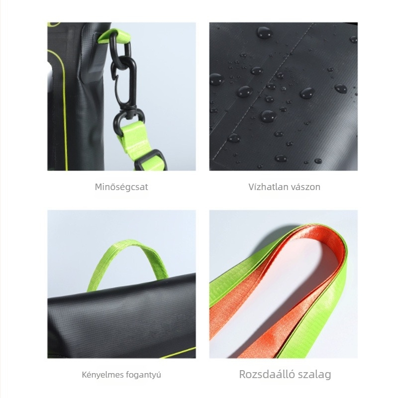 Sanhu Outdoor 2L PVC vízálló érintőképernyős telefontáska – átlátszó tok a strandra, horgászat és kempingezéshez