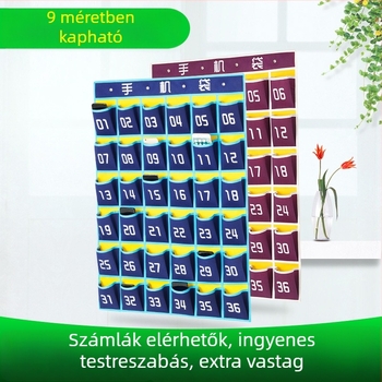 Fali mobiltelefon-tároló táska nem szövött anyagból, osztályterem és értekezletek számára