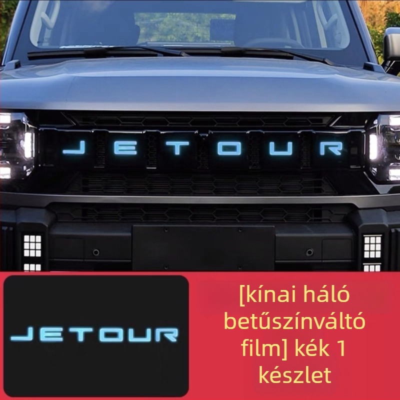 Jietu Traveler nappali menetfény módosító fólia – TPU anyag, rács dekoratív fólia és világító betűjelölés