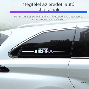 Toyota Sienna karosszériás matrica – Crossover márka logója, Anyag: matrica, Testreszabható, Felhelyezés ragasztóval
