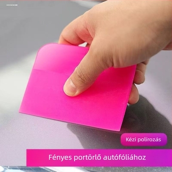 Autófesték fólia felhordó eszköz | Láthatatlan autóbevonat kaparó | Puha gumiból készült kaparó a filmhez