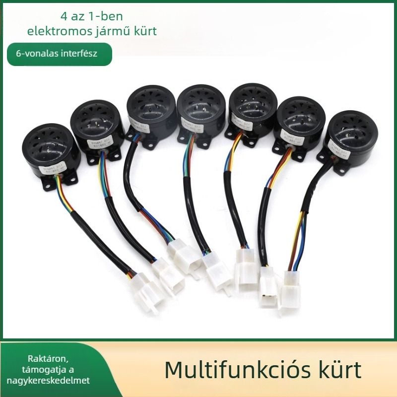 Villamos jármű kürtje, vas kürt, 12–60V, 25W, 8Ω, 100 dB