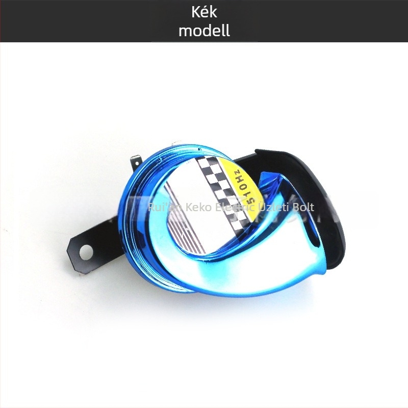 Autó snail horn, zárt snail horn modell, 12/24V, 30W, 5 Ω, 105–115 dB, -40–80°C