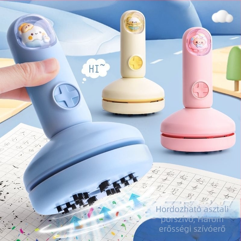 Hordozható kézi asztali porszívó billentyűzet tisztításához, síkfej, porgyűjtőedény, 2000 Pa-ig terjedő szívás, alacsony zajszint 36 dB alatt, DC-üzem (beépített akkumulátor nélkül)