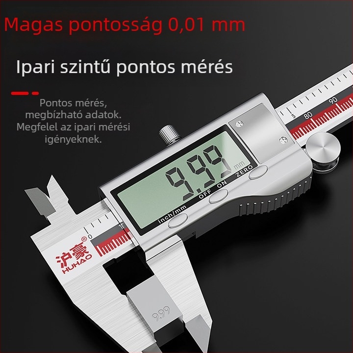 Shanghai Hao Digitális kijelzős tolómérő – nagy pontosságú, ipari osztályú, ékszerekhez és régiségekhez