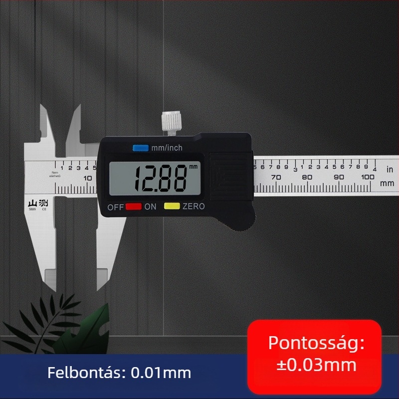 Digitális tolómérő elektronikus kijelzővel ékszerekhez és gyűjteményekhez (Márka: Mountain Survey; Típus: digitális tolómérő; Kijelző: elektronikus)