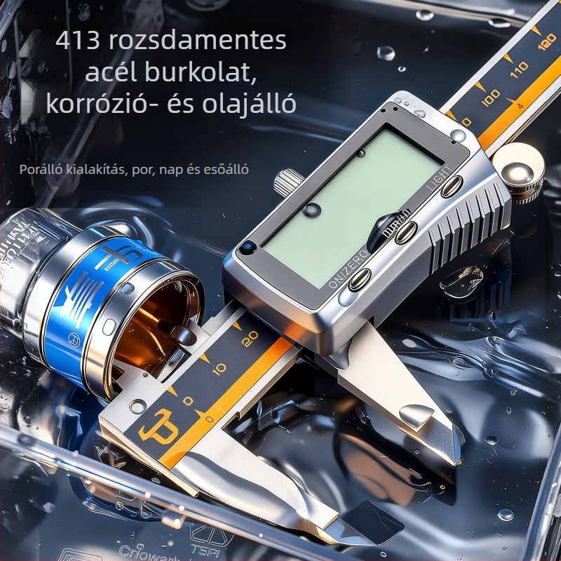 Digital caliper Enjoy (Ipari minőség; rozsdamentes acél; vernier; elektronikus)