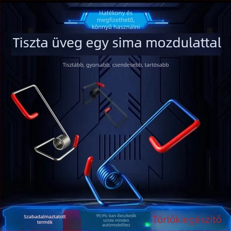 Autó ablaktörlő kar, beillesztő típusú, rozsdamentes acél 304, modell 3.0, általános kompatibilitás
