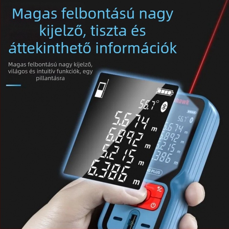 Lézeres távolságmérő - kézi mérőeszköz (Típus: Lézeres távolságmérő; Márka: Egyéb; Importálás: Nem)