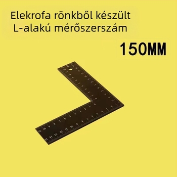 Tang's bakelit L-típusú derékszögmérő, mérési tartomány 200