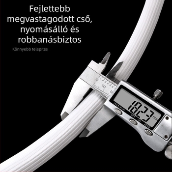 Mosógép vízbevitel tömlő hosszabbító - Explosion-Proof; anyagok: műanyag, rozsdamentes acél, sárgaréz; névleges nyomás: 2; üzemi hőmérséklet: 80; telepítés: falra szerelt; csatlakozó anyag: műanyag, rozsdamentes acél, sárgaréz