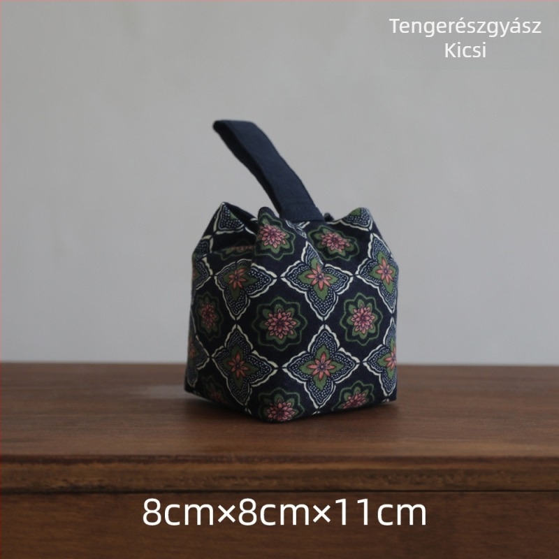Tea szertartási készlet utazótáska – textil anyag, új kínai stílus, nyomtatott logó, OPP csomagolás, márka Erya Fabric